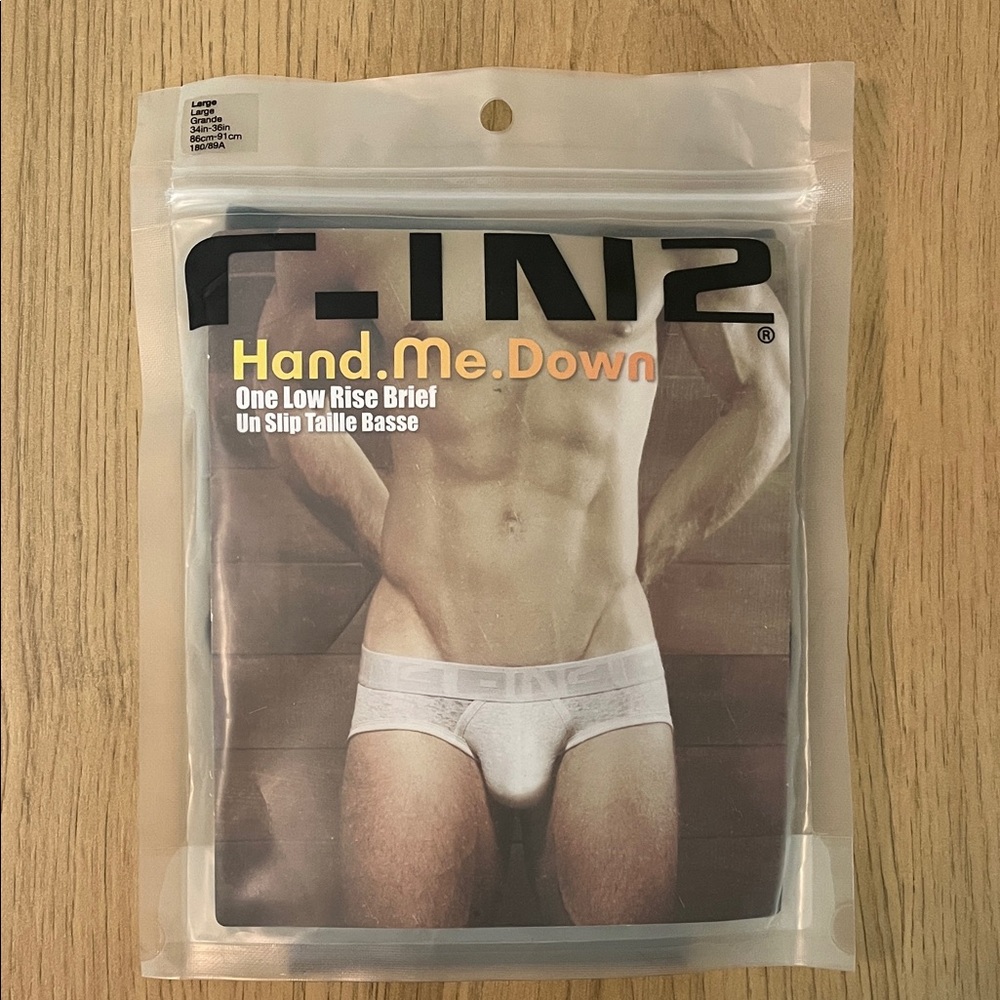 NWT, C-IN2 Hand Me Down Low Rise Brief